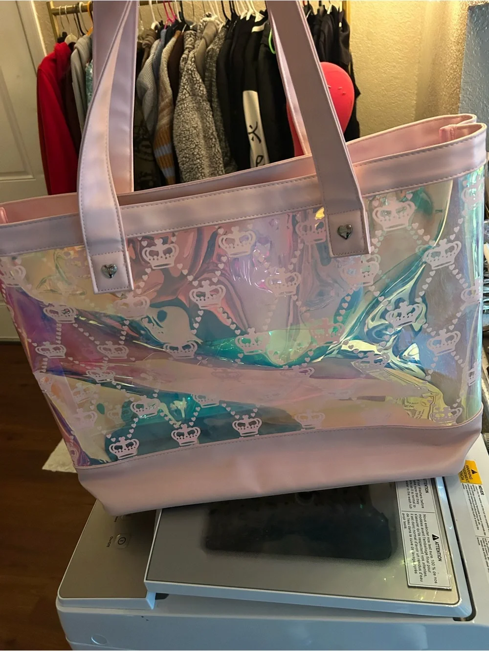 Juicy Couture iridescent clear